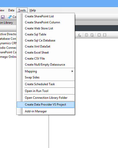 Creating Custom Data Providers with Visual Studio